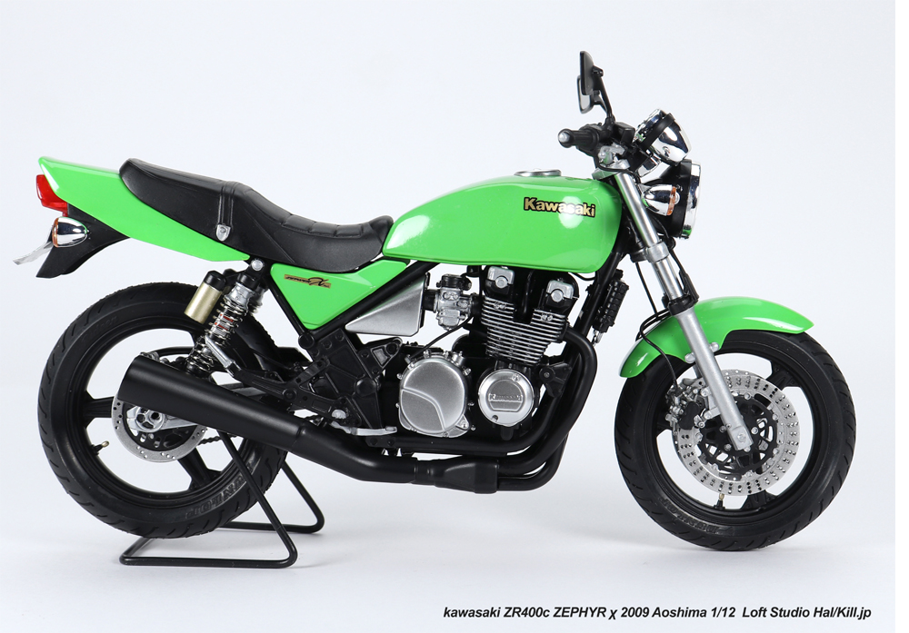 1/12 kawasaki ZR400c ZEPHYR kai 2009